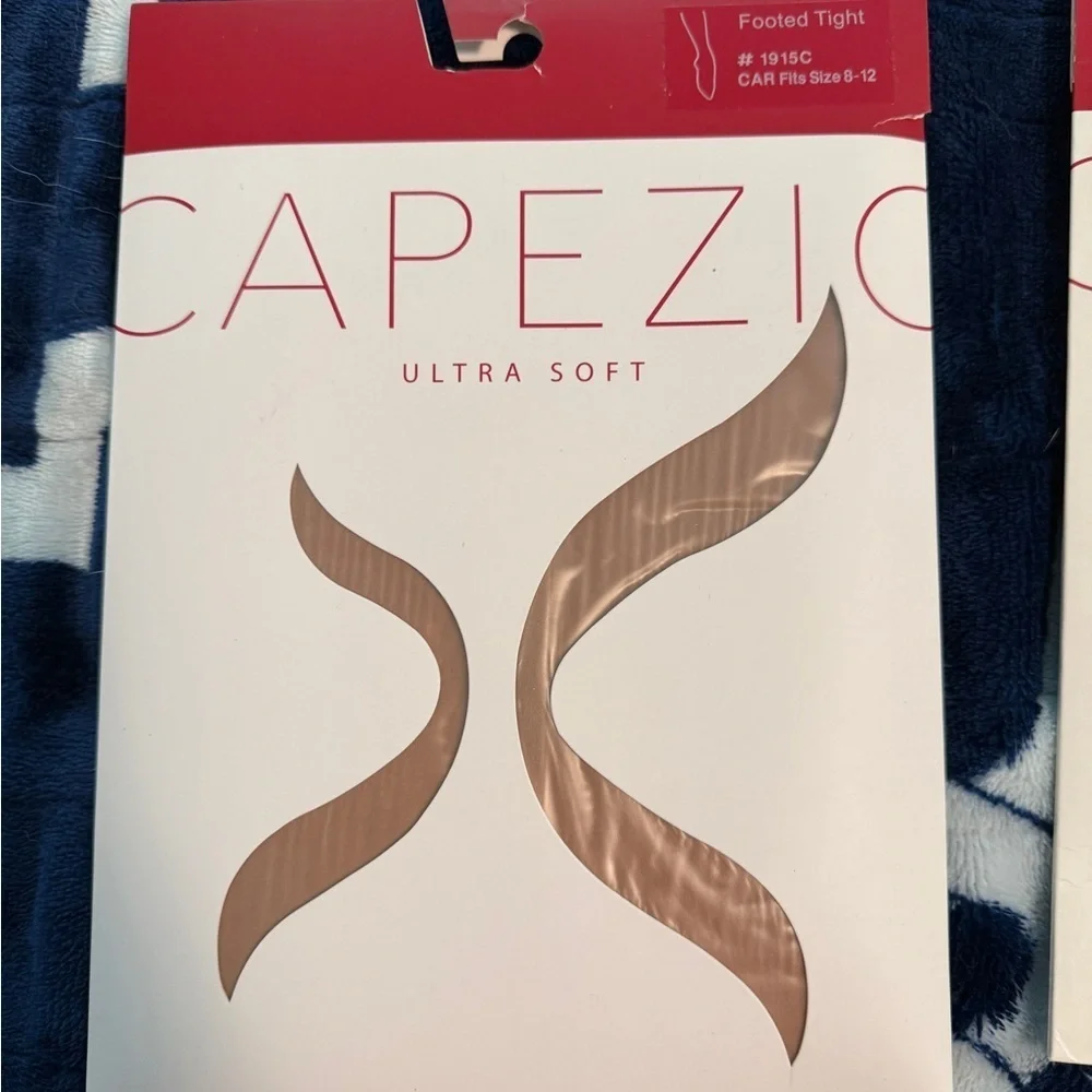 Capezio Ultra Soft Footed Tights in Tan